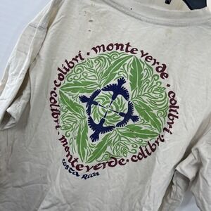 Vintage Liquid Blue Nature Tee Shirt Mens Large Costa Rica 90s Single Stitch SS